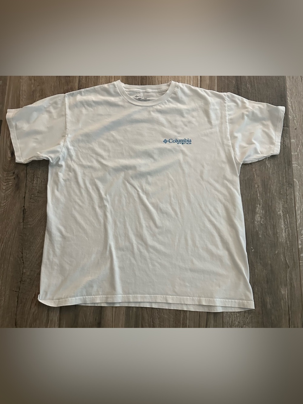 Columbia PFG Graphic Short Sleeve Tee in White